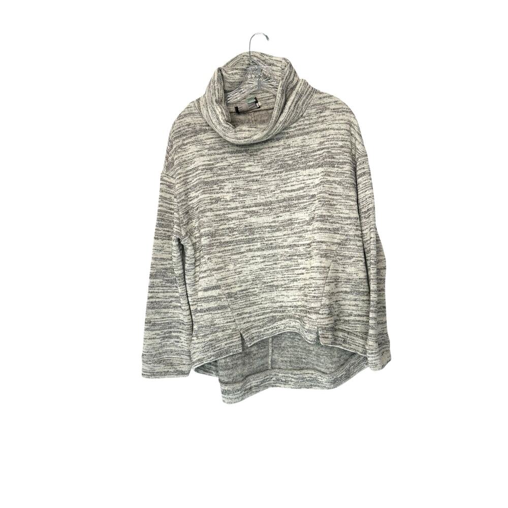 Anthropologie Saturday Sunday‎ Gray Hilo Pullover Cowl Neck Sweater Small